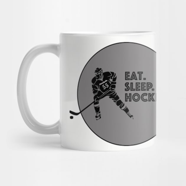 Eat. Sleep. Hockey! by DizzySpells Designs